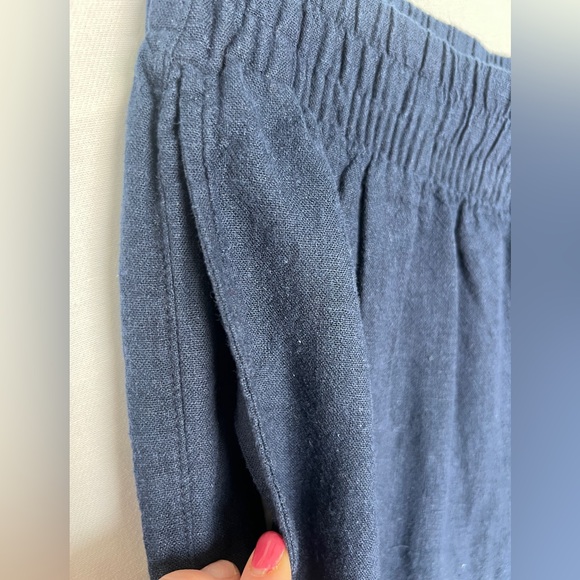 Old Navy Light Blue Casual cotton/linen Pants NWT SIZE L - Picture 4 of 6